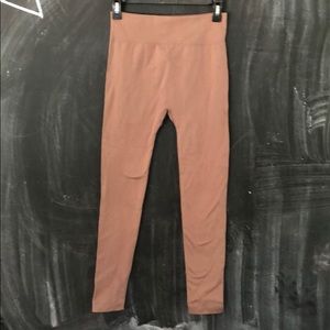 Fleece lined warm leggings for fall